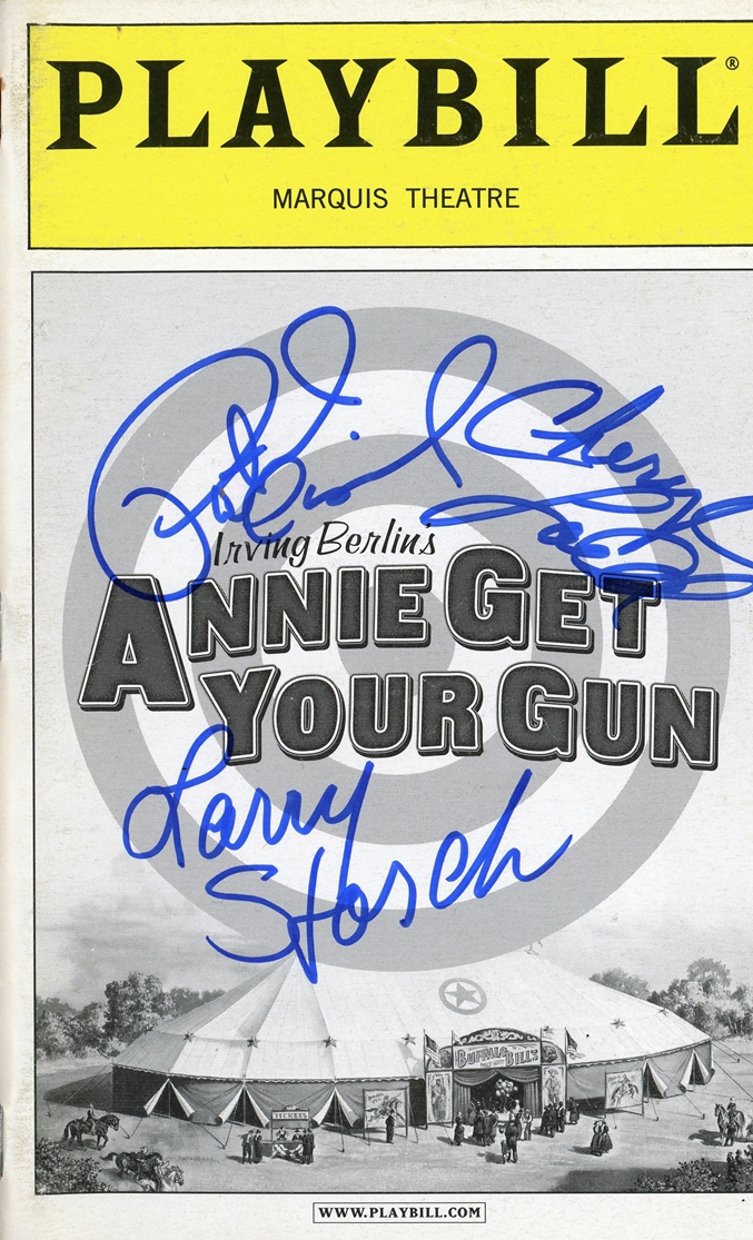 Annie Get Your Gun Signed Playbill