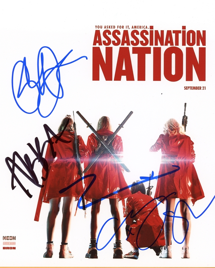 Assassination Nation Signed Photo