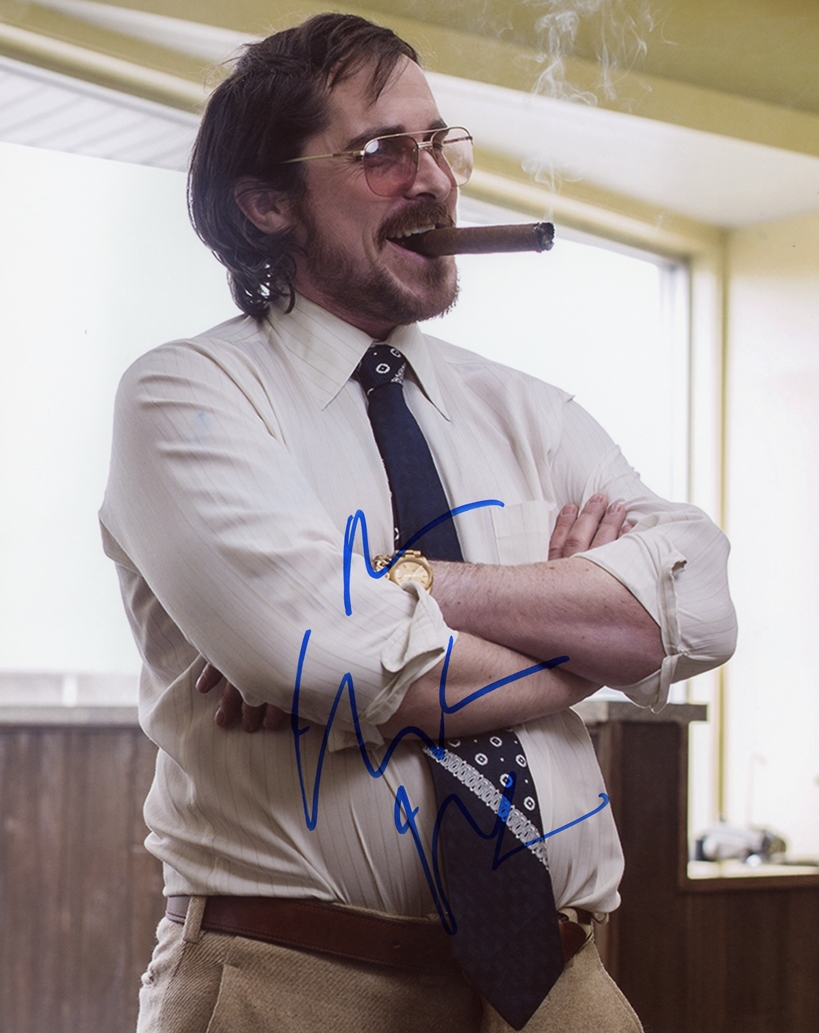 Christian Bale Signed Photo