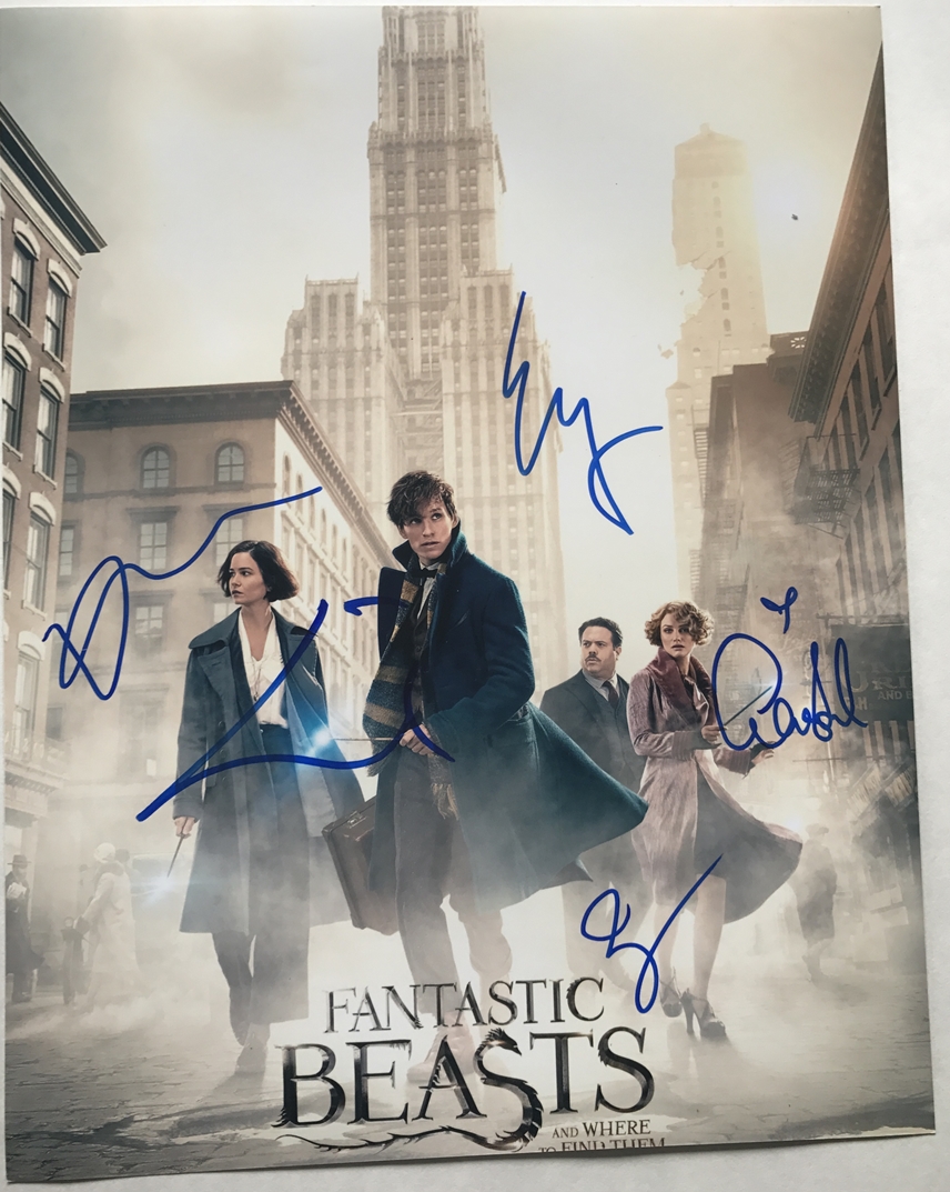 Fantastic Beasts and Where to Find Them Signed Photo