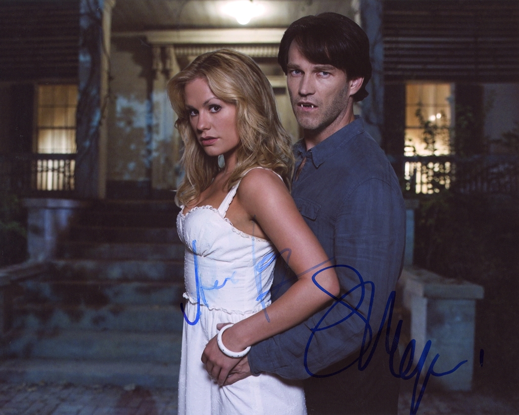 Anna Paquin & Stephen Moyer Signed Photo