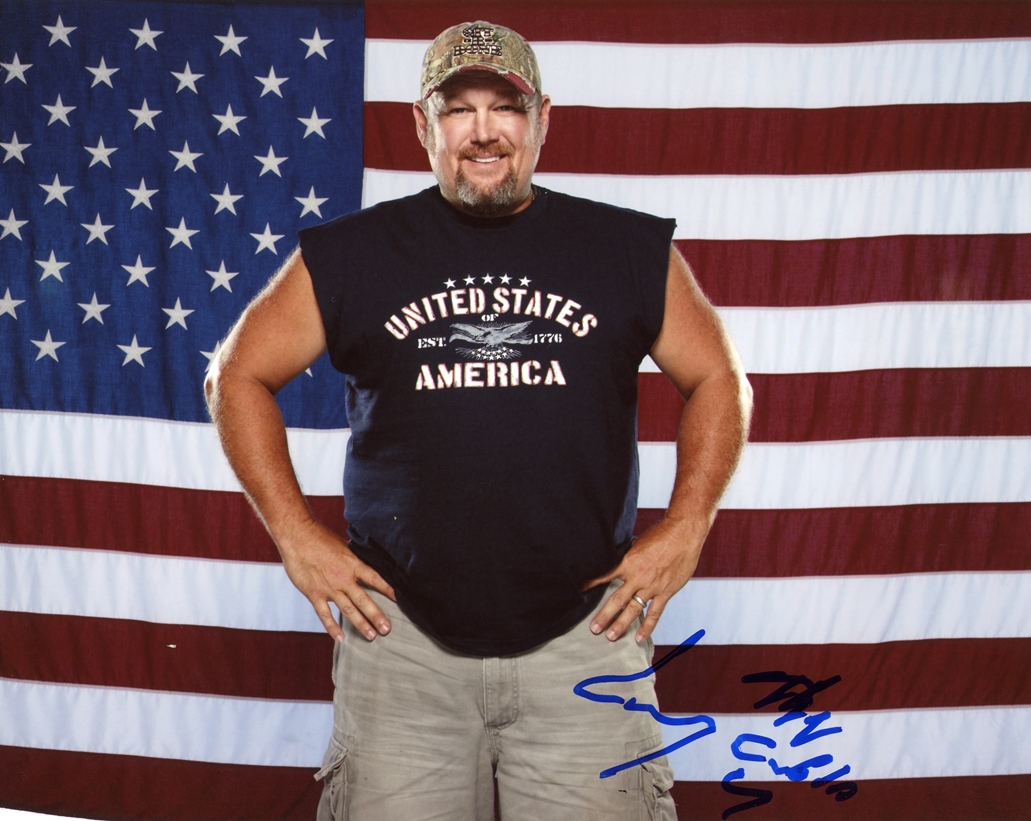Larry the Cable Guy Signed Photo