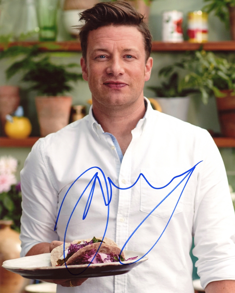 Jamie Oliver The Naked Chef Autogrammfoto
